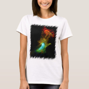 Pulsar B1509 - Hand van God Röntgennevel NASA-foto T-shirt