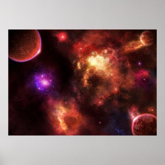 Pulsar Nebula Poster (Voorkant)