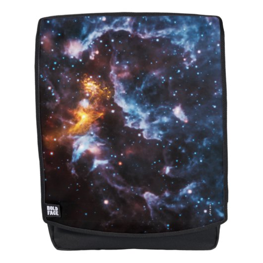 Pulsar Neutron Star Galaxy Afbeelding Rugtassen (Voorkant)