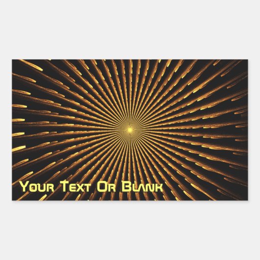 Pulsar Rechthoekige Sticker (Voorkant)