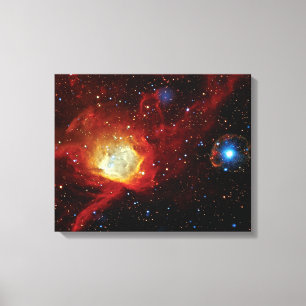 Pulsar SXP 1062 Supernovarest NASA Ruimtefoto Canvas Afdruk