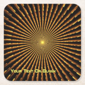 Pulsar Vierkante Kartonnen Onderzetter (Voorkant)