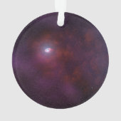 Pulsar wind van een neutronenster. ornament (achterkant)