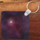 Pulsar wind van een neutronenster. sleutelhanger (Achterkant)