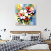 pulse #3 canvas afdruk (Insitu (Slaapkamer))