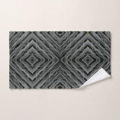 Pulserend ritme Moderne Abstracte kunstillustratie Bad Handdoek (Handdoek)