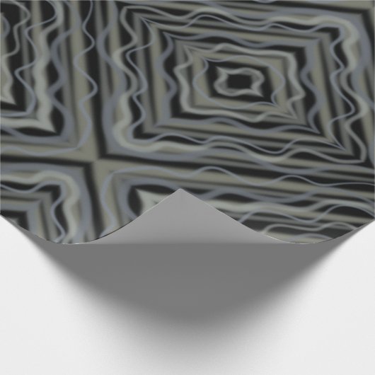 Pulserend ritme Moderne Abstracte kunstillustratie Cadeaupapier (Hoek)