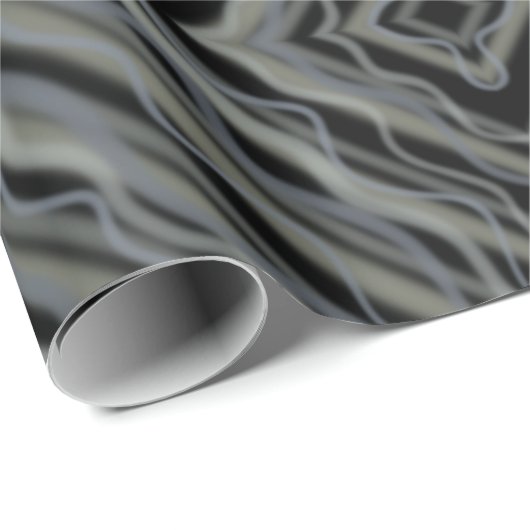 Pulserend ritme Moderne Abstracte kunstillustratie Cadeaupapier (Rol Hoek)