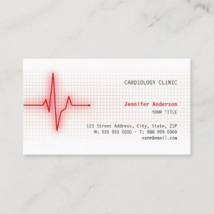 Pulshartsignaal Cardiologie visitekaartje