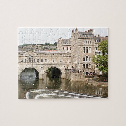 Pulteney Bridge, Avon River, Bath, Engeland Legpuzzel (Horizontaal)