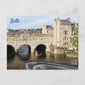 Pulteney Bridge en River Avon, Bath, Engeland Briefkaart (Voorkant)