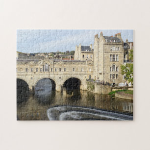 Pulteney Bridge en River Avon, Bath, Engeland Legpuzzel