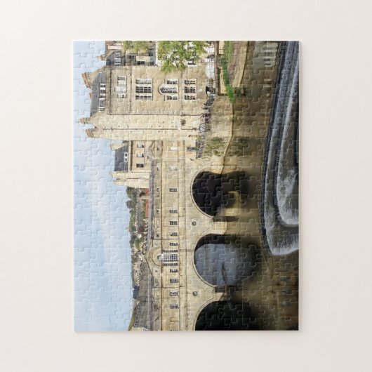 Pulteney Bridge en River Avon, Bath, Engeland Legpuzzel (Verticaal)