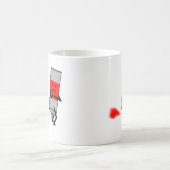 Pulvériser Paint Fart Drôle Mug (Centre)