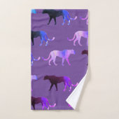 Puma Chats couleur arrière - plan personnalisée (Serviette à main)