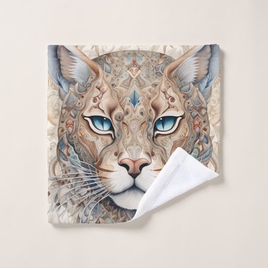 Puma Face Surreal Art (Gant de toilette)