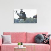 Puma-helikopter Canvas Afdruk (Insitu (Woonkamer))