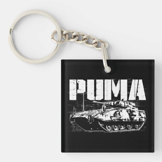 Puma (IFV) Square (dubbelzijdige) Sleutelhanger (Voorkant)