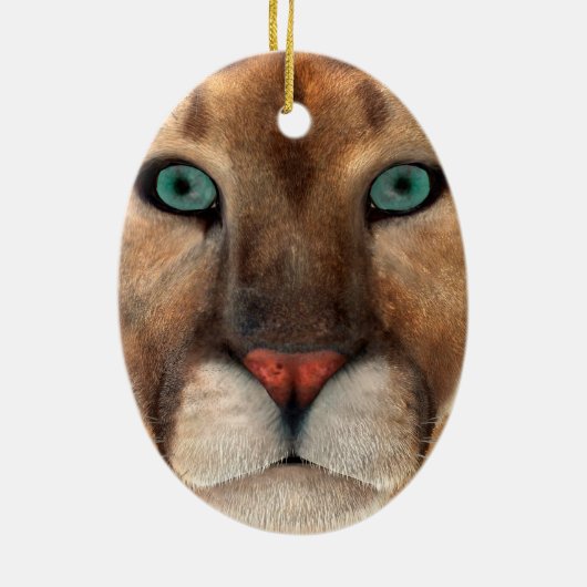 Puma Keramisch Ornament (Achterkant)