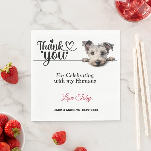 Pumi Dog Papieren servetten (Insitu)