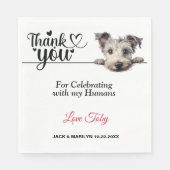 Pumi Dog Papieren servetten (Voorkant)