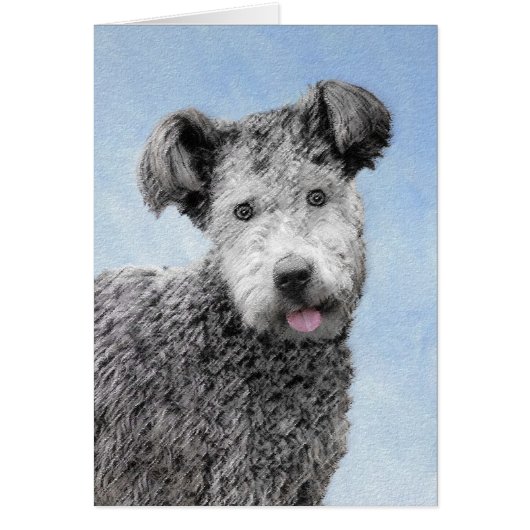 Pumi Peinture - Cute Original Chien Art (Devant)