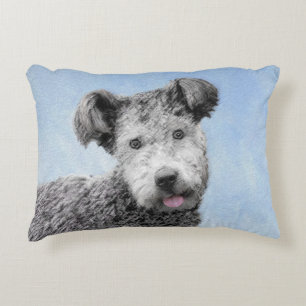 Pumi-schildering - Kute Original Dog Art Accent Kussen