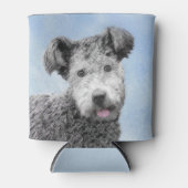 Pumi-schildering - Kute Original Dog Art Blikjeskoeler (Voorkant)