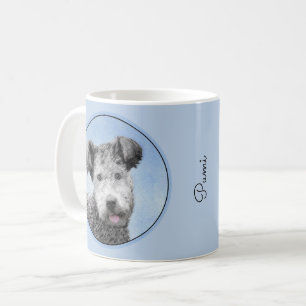Pumi-schildering - Kute Original Dog Art Koffiemok