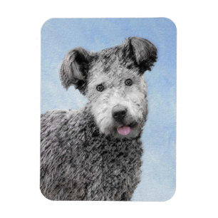 Pumi-schildering - Kute Original Dog Art Magneet