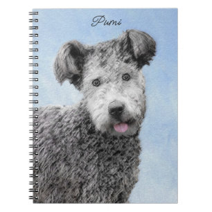 Pumi-schildering - Kute Original Dog Art Notitieboek