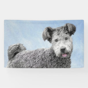 Pumi-schildering - Kute Original Dog Art Spandoek