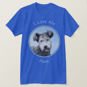Pumi-schildering - Kute Original Dog Art T-shirt