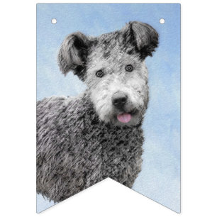 Pumi-schildering - Kute Original Dog Art Vlaggetjes