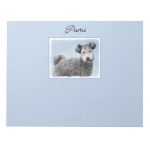 Pumi-schilderingen - Kute Original Dog Art-noteboo Notitieblok
