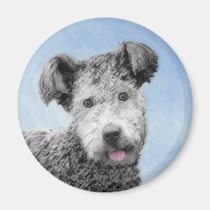 Pumi-schilderingen - Oorspronkelijke dog-kunst Magneet
