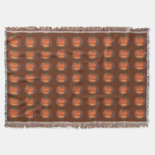 Pumkin Blanket Fun Halloween Throw Blankets Decor Deken
