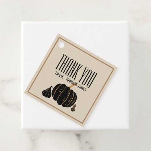 Pumkin halloween Herfst Dank u aangepaste sticker Bedankjes Labels (In situ)