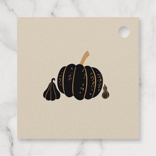 Pumkin halloween Herfst Dank u aangepaste sticker Bedankjes Labels (Achterkant)