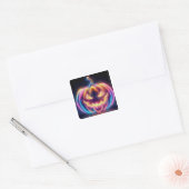 pumkin  vierkante sticker (Envelop)