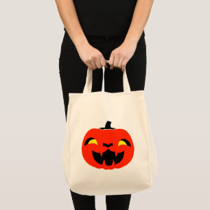 Pumnkin Halloween Canvas tas