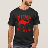 Pump Day Hump Day Camel Gewichtheffen Training G T-shirt (Voorkant)