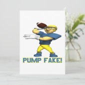 Pump Fake Kaart (Staand voorkant)