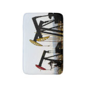 Pumpjacks in Taft California Badmat (Voorkant Verticaal)