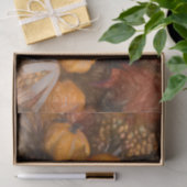 Pumpkin Autumn Burnt Oranje Antiek Kunst Tissuepapier (Geschenk)