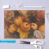 Pumpkin Autumn Burnt Oranje Antiek Kunst Tissuepapier (Craft)
