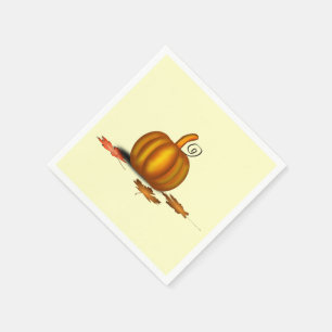 Pumpkin Autumn Custum Napkins Servet