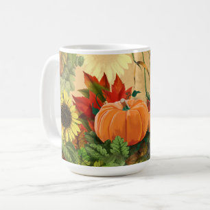 Pumpkin Autumn Herfst Sunflower Koffiemok
