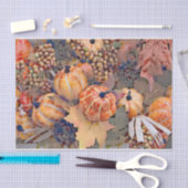 Pumpkin Autumn Oranje laat digitaal schilderen Tissuepapier (Craft)