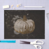 Pumpkin Autumn White Sepia Black Texture Tissuepapier (Craft)
